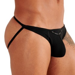 Jock strap de la marque WOH - Micro Jock Sexy Fun WOH - Noir - Ref : 463040 0004