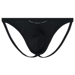 Jock strap de la marque WOH - Micro Jock Sexy Fun WOH - Noir - Ref : 463040 0004