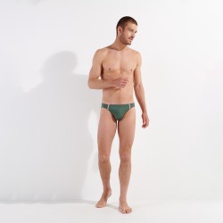 Micro Swim Briefs Nautical Cup HOM - Khaki - HOM : Verkauf von Bade...