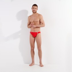 Micro Slip de Bain Nautical Cup HOM - Rouge - HOM : vente slip de b...