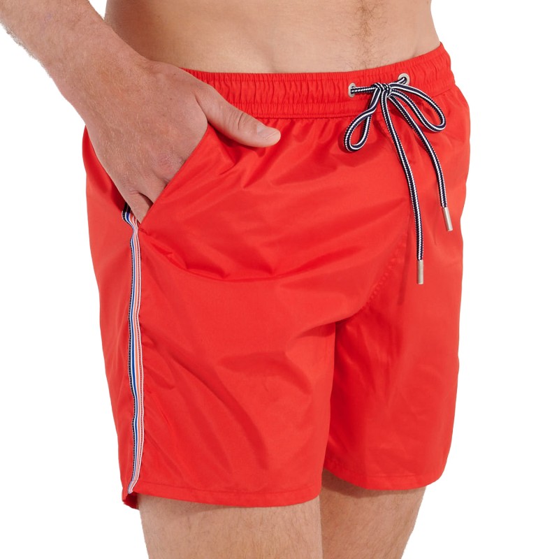 Short de Bain Nautical Cup HOM - Rouge - HOM : vente short de bain ...