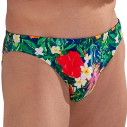 Micro Slip de Bain Peacock HOM - HOM : vente slip de bain homme HOM