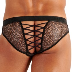 Slip, Tanga de la marque WOH - Mini Slip Night Universe WOH - Argent - Ref : 463054 00RP