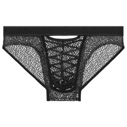 Slip, Tanga de la marque WOH - Mini Slip Night Universe WOH - Argent - Ref : 463054 00RP