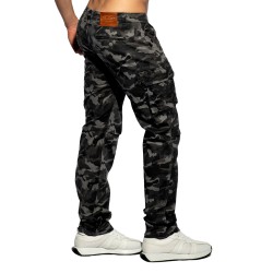 Jean s der Marke ES COLLECTION - copy of Jeans Cargo Camo - Kaki - Ref : ESJ077 C17M0