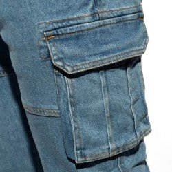 Jean s de la marca ES COLLECTION - Vaqueros Cargo Vaqueros - Azul - Ref : ESJ078 C500