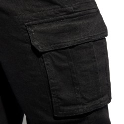 Jeans Cargo Denim - Noir - ES collection : vente de Jean's pour les...