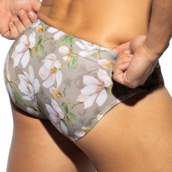 Slip de bain de la marque ES COLLECTION - Bikini de Bain Jasmine Edition Limitée - Beige - Ref : 2601 C28