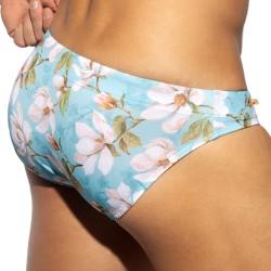 Resumen del baño de la marca ES COLLECTION - Edición limitada Jasmine Swim Bikini - Blue - Ref : 2601 C23