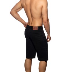 Bermuda de la marca ADDICTED - Vaqueros Anchos Bermudas - Black - Ref : AD1397 C10