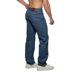 Jean s de la marca ADDICTED - Vaqueros de corte ancho Vaqueros - Azul oscuro - Ref : AD1398 C502