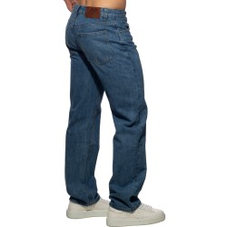 Jean s de la marca ADDICTED - Vaqueros de corte ancho Vaqueros - Azul oscuro - Ref : AD1398 C502