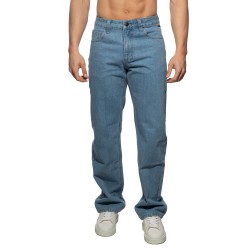 Jean s de la marque ADDICTED - Jeans Baggy Fit Denim - Bleu - Ref : AD1398 C500