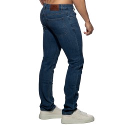 Jean s de la marque ADDICTED - Jeans Straight-Leg - Bleu Foncé - Ref : AD1405 C502