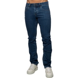 Jean s de la marque ADDICTED - Jeans Straight-Leg - Bleu Foncé - Ref : AD1405 C502