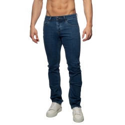Jean s de la marca ADDICTED - Vaqueros de pierna recta - Azul oscuro - Ref : AD1405 C502