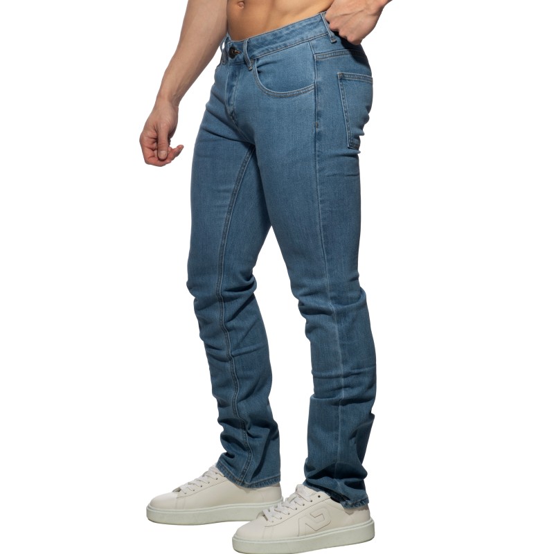 Jean s de la marque ADDICTED - Jeans Straight-Leg - Bleu - Ref : AD1405 C500
