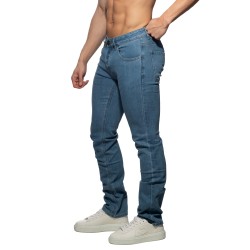 Jean s de la marque ADDICTED - Jeans Straight-Leg - Bleu - Ref : AD1405 C500
