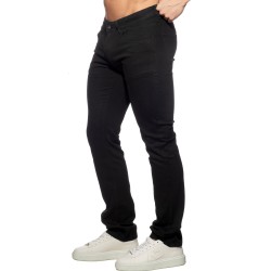 Jean s de la marca ADDICTED - Vaqueros de pierna recta - negros - Ref : AD1405 C10