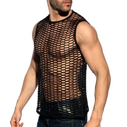 Débardeur de la marque ES COLLECTION - Débardeur Fishing Line - Noir - Ref : TS365 C10