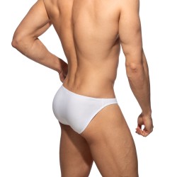 Slip, Tanga de la marque ADDICTED - Bikini Cotton - blanc - Ref : AD985 C01