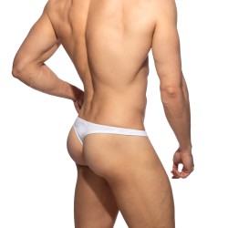 Thong of the brand ADDICTED - Cotton thong - white - Ref : AD986 C01