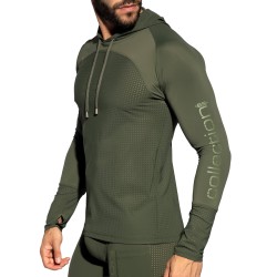 Long Sleeves of the brand ES COLLECTION - Vertex Hoodie - Khaki - Ref : SP350 C12