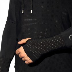 Long Sleeves of the brand ES COLLECTION - Vertex Hoodie - Black - Ref : SP350 C10