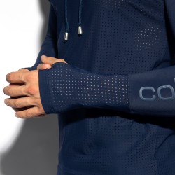 Long Sleeves of the brand ES COLLECTION - Hoodie Vertex - Navy - Ref : SP350 C09