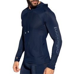 Long Sleeves of the brand ES COLLECTION - Hoodie Vertex - Navy - Ref : SP350 C09