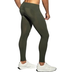 Caleçon long de la marque ES COLLECTION - Leggings Vertex - Kaki - Ref : SP351 C12