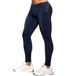 Caleçon long de la marque ES COLLECTION - Leggings Vertex - Marine - Ref : SP351 C09