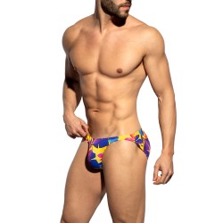 Slip del marchio ES COLLECTION - Bold Flowers Edizione Limitata Bikini - Giallo - Ref : UN662 C03