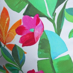 Slip, Tanga de la marque ES COLLECTION - Bikini Bold Flowers Edition Limitée - Blanc - Ref : UN662 C01