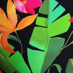 Slip der Marke ES COLLECTION - Bold Flowers Limited Edition Brief - Schwarz - Ref : UN663 C10