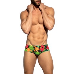 Slip der Marke ES COLLECTION - Bold Flowers Limited Edition Brief - Schwarz - Ref : UN663 C10
