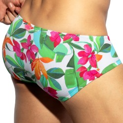 Slip del marchio ES COLLECTION - Brief Bold Flowers Edizione Limitata - White - Ref : UN663 C01