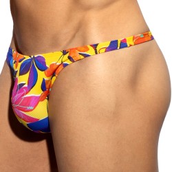 Stringa del marchio ES COLLECTION - Perizoma Bold Flowers Edizione Limitata - Giallo - Ref : UN664 C03