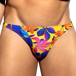 String de la marque ES COLLECTION - String Bold Flowers Edition Limitée - Jaune - Ref : UN664 C03