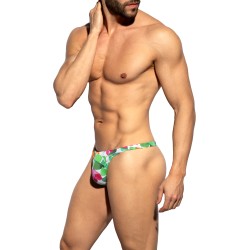 String de la marque ES COLLECTION - String Bold Flowers Edition Limitée - Blanc - Ref : UN664 C01