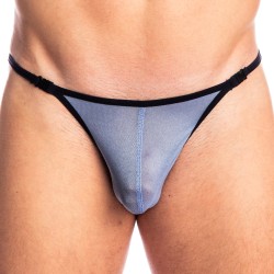 Thong of the brand L HOMME INVISIBLE - Azzuro - G-String Striptease L Homme Invisible - Ref : UW21X AZZ B25
