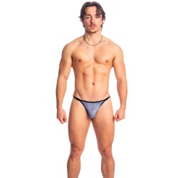 Thong of the brand L HOMME INVISIBLE - Azzuro - G-String Striptease L Homme Invisible - Ref : UW21X AZZ B25
