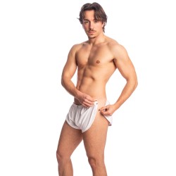 Short de la marque L HOMME INVISIBLE - Playroom - Short Striptease L homme Invisible - Blanc - Ref : HW195 PLA 002