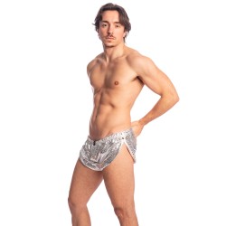 Short de la marque L HOMME INVISIBLE - Playroom - Short Striptease L homme Invisible - Python - Ref : HW195 SIL