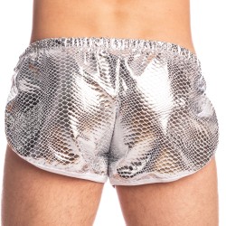 Short de la marque L HOMME INVISIBLE - Playroom - Short Striptease L homme Invisible - Python - Ref : HW195 SIL