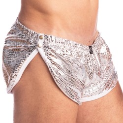 Short de la marque L HOMME INVISIBLE - Playroom - Short Striptease L homme Invisible - Python - Ref : HW195 SIL