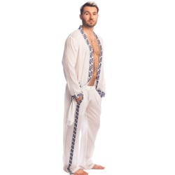 Patmos - Vestaglia ricamata L'Homme Invisible - L'Homme Invisible :...