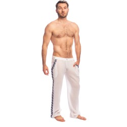 Patmos - L'Homme Invisible con pantaloni ricamati - L'Homme Invisib...