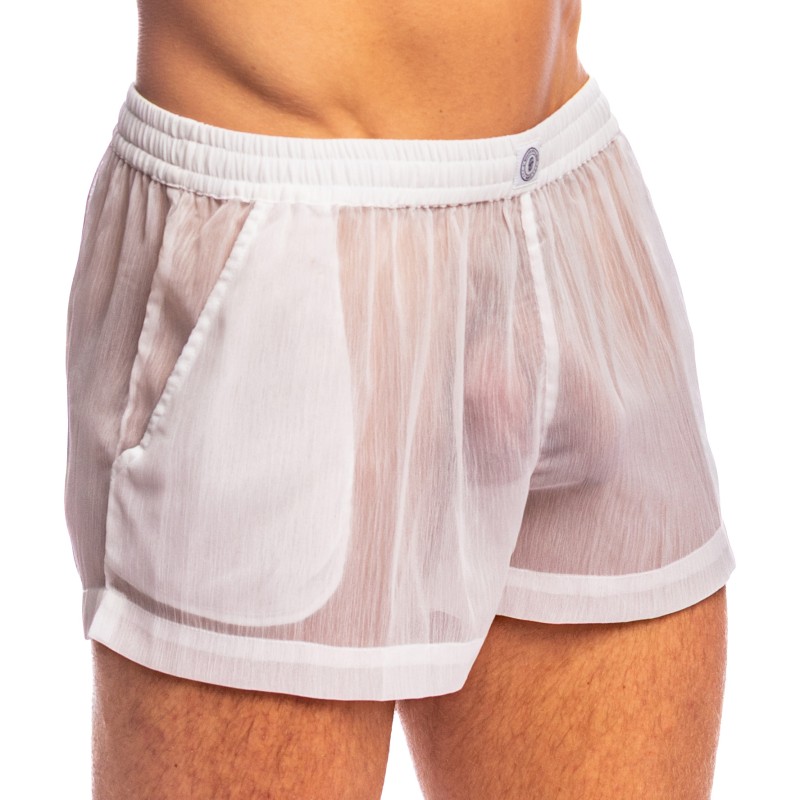 Chantilly - Pantaloncini Fluidi L'Homme Invisible - Bianco - L'Homm...