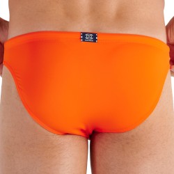 Bath Brief of the brand HOM - Micro Swim Briefs HOM Sea life - orange - Ref : 402533 1035